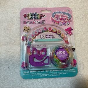 Rainbow Loom Beadmoji bead bracelet kit 10 beads sweets desserts cute craft
